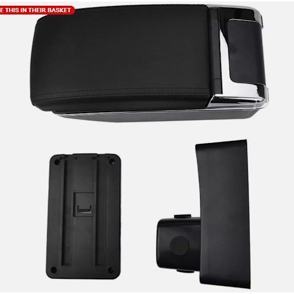 Armstöd för Suzuki Swift 2005-2020, Dubbellager, Centralförvaringsbox