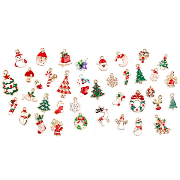 Julhänge Berlock för Halsband Armband Smyckestillverkning Kläder Sömnad Väskor Dekoration Berlock Gör-det-själv Scrapbooking Material