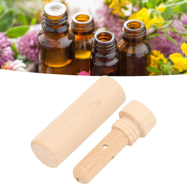 Kompakt Aromaterapidiffuser i Trä, Sömnhjälpande och Portabel för Yoga, Skönhet, Meditation, Bokmaterial
