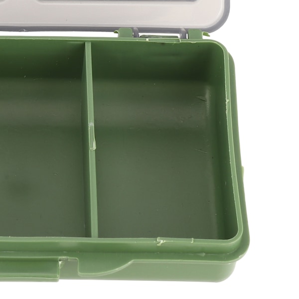 2 st fiskekrok bete gadget låda mini PP förvaringslåda väska för fiskeutrustning tillbehör 3 fack