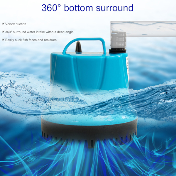 Mini nedsänkbar vattenpump ultratyst fontänpump för akvarier fiskdamm hydroponik EU-kontakt 220‑240V 5W
