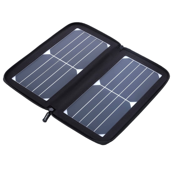Solar Power Bank 10W, bärbar vattentät för smartphones