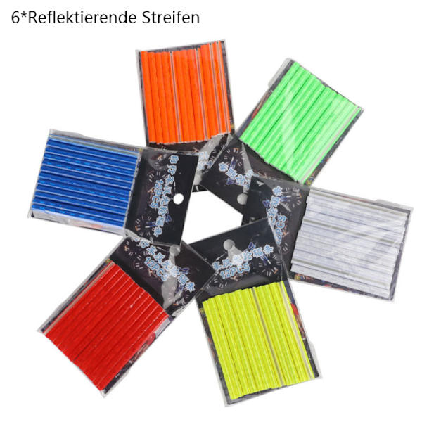 RUIJIE Ekrar Reflektorer Cykelset 72 Stycken Cykelreflektorer 48 Stycken Reflexdekaler 360° Synlighet Ekrar Reflektor Cykel Ekrar Ekrar