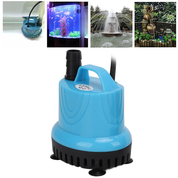 Mini nedsänkbar vattenpump ultratyst fontänpump för akvarier fiskdamm hydroponik EU-kontakt 220‑240V 5W