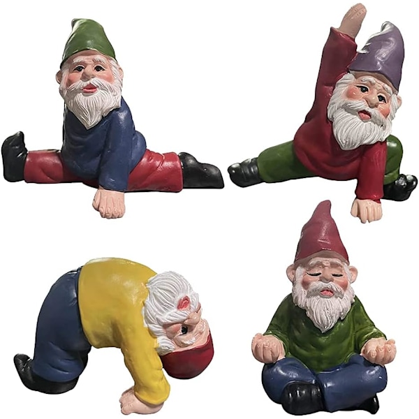 Trädgårdstomtar Ornament, Utomhusdekor Resin Alvstaty, Aldrig Bleknande Handmålat Poly Resin Material För Uteplats Gräsmatta Dekorationer, Nya Gåvor För