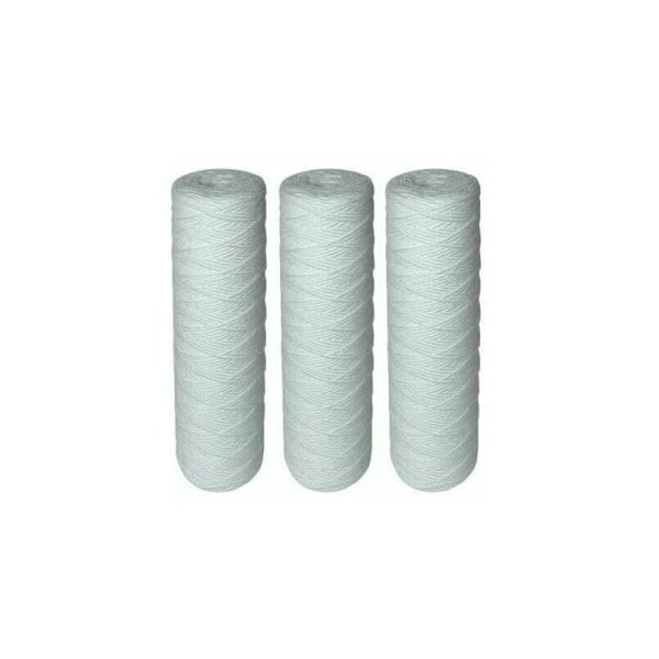 Filterpatroner Sårlindade Filterpatroner för Vattenfilter – Filtrering av Sediment upp till 25 mikron – Universal Standardformat 10” tum –