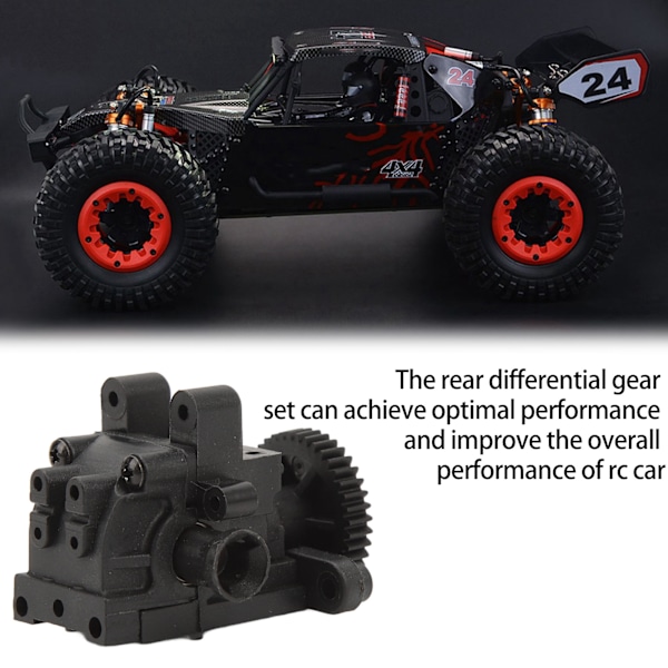 Bakre differentialväxelset RC-växellåda Diff-set för ZD Racing 1/16 S16 EX16 16426 2011