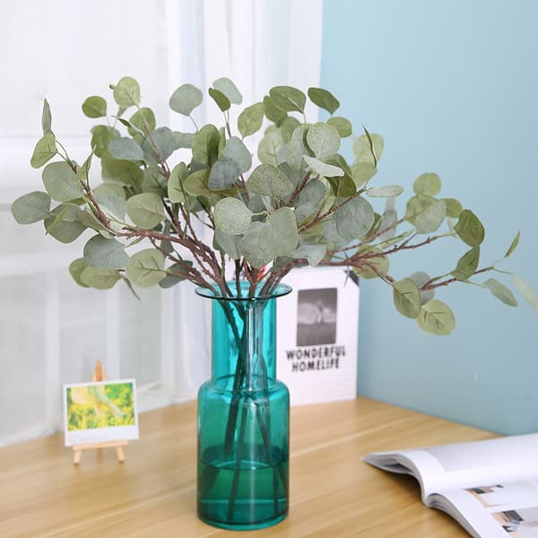Kunstig blomst Amazon Boligindretning Grøn plante simulering E