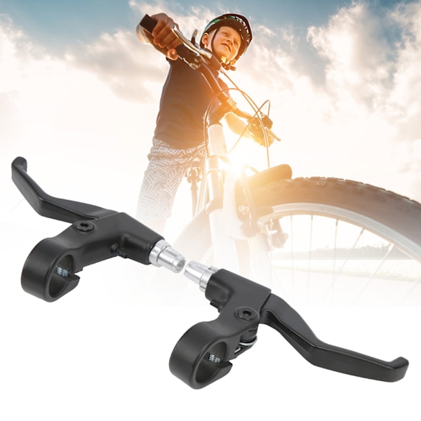 Cykelbromshandtag i aluminiumlegering, 22,2 mm diameter, svart