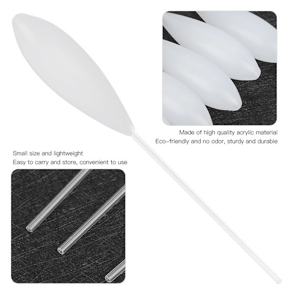 5PCS Akryl Sjunkande Stort Flyt EcoFriendly Fiskeverktyg Tillbehör för Entusiaster(40g )
