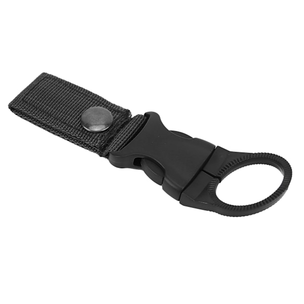 Portabel Vattenflaskringhållare för Utomhusaktiviteter, Användning i Flera Scener, Lättviktigt Bältesklämma för Camping Vandring Resor (4-pack)