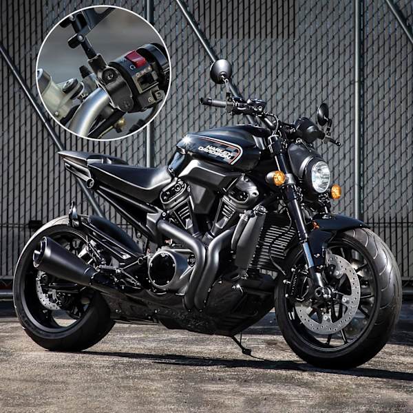 2 st motorcykelspegelhållare för 22 mm styrfäste - för 10 mm sidobackspegel, aluminium (svart)