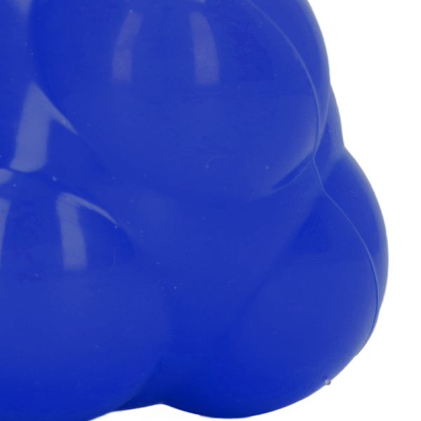 Reaktionsboll i gummi, ljus färg, hexagon, reaktionsboll för att förbättra hand-öga-koordination, smidighet, blå