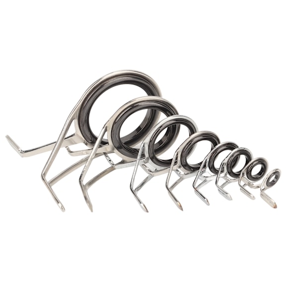 75 st Fiske Spö Reparationssats Fiske Spö Guider Rostfritt Stål Keramisk Ring Spö Spets Guide Byte Kit