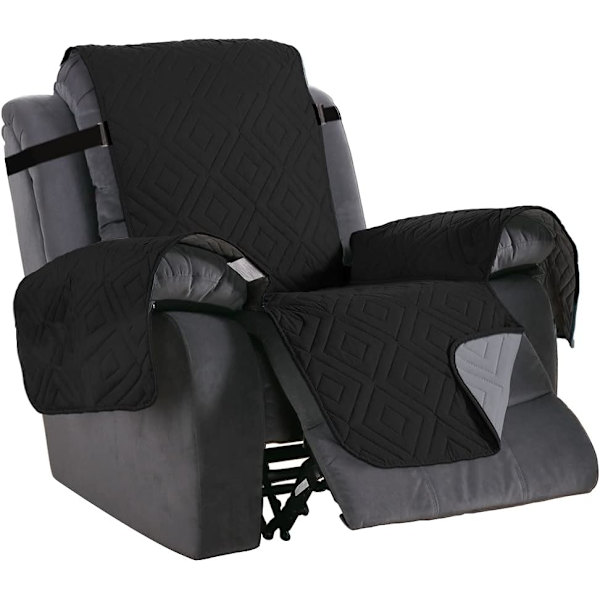 Svart Recliner Protector - Liten Recliner 7969