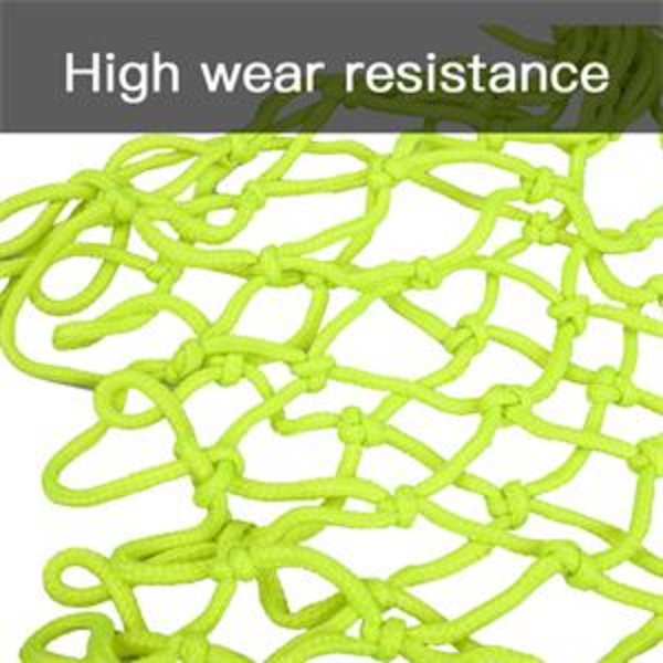 Glow Basketbollnät, Nattljus Basketbollnät Ljusstark Utomhus Bärbar Solenergi Sport Nylon