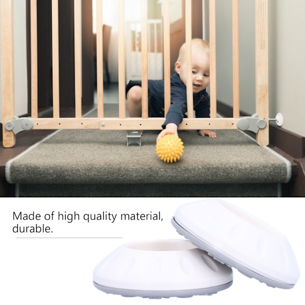 4PCS Baby Gate Väggskydd Fri Stämpel Säkerhetsvägg Stötfångare Skydd för Dörröppning Trapptillbehör