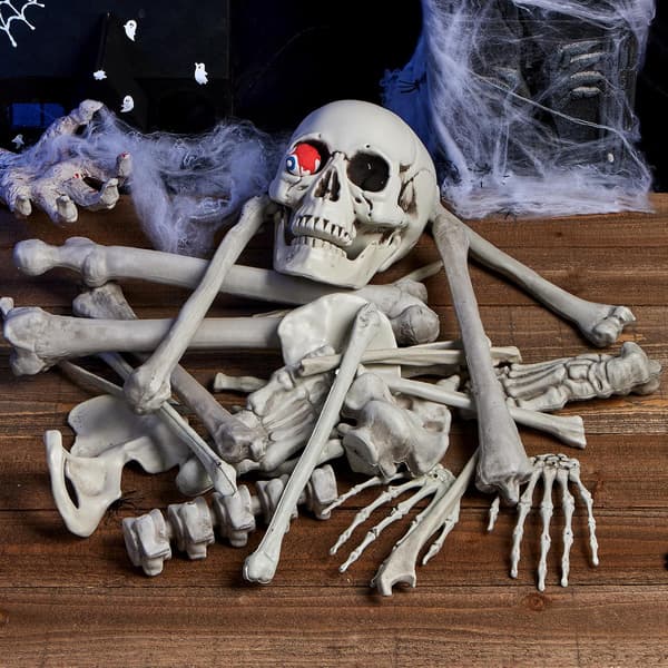 28 dele, 4,5 pund knoglepose skelet skelet Halloween