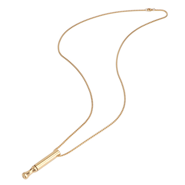 Stressavlastande andningshalsband unisex minska ångest lindra tryck moderiktigt meditationshalsband guld