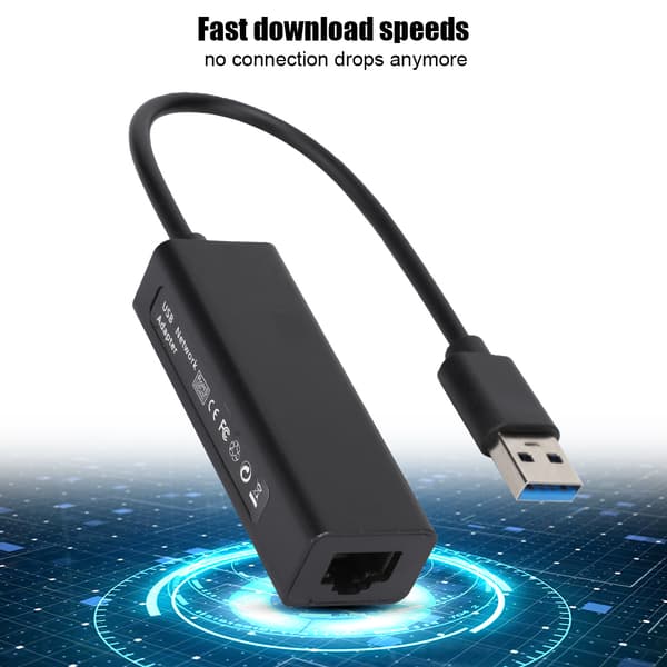 USB 3.0 til Ethernet RJ45 Gigabit Netværkskort til Switch Wii Wii U