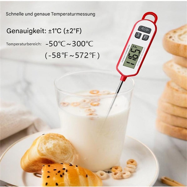 Noggrannhet ±1°C, vattentät