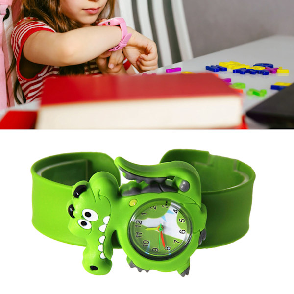 Barnklocka Säker Bekväm Att Bära Tecknad Design Lätt Robust Leksaksklocka för Pojkar Flickor