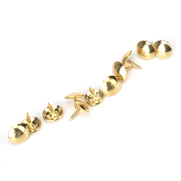 300 st klädselspikar Tacks Stud Pushpin slät yta Dekorativa möbelspikar Pins (gul )