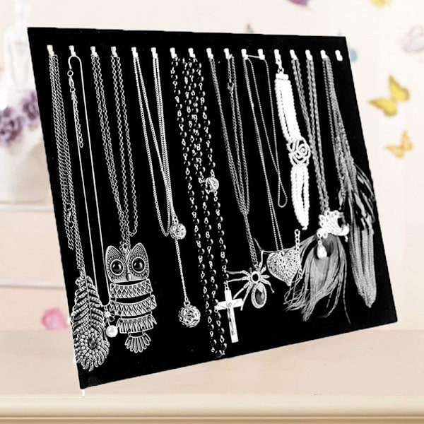 Trä smyckeshållare 8 halsband  halsbandshållare trä