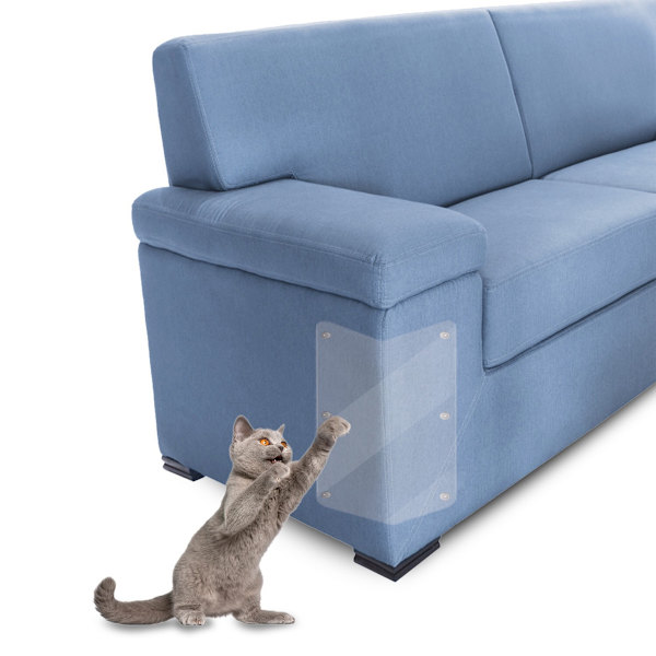 2-pack hushåll undviker fångstmembran 45 x 15 cm/17,71'' x 5,9'' kattklösbräda, möbelskydd, kattklösbräda, stoppar klösning