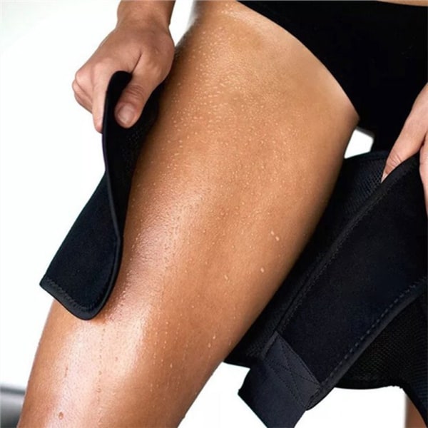 Lårbandage unisex ben fitness svettbälte för ben