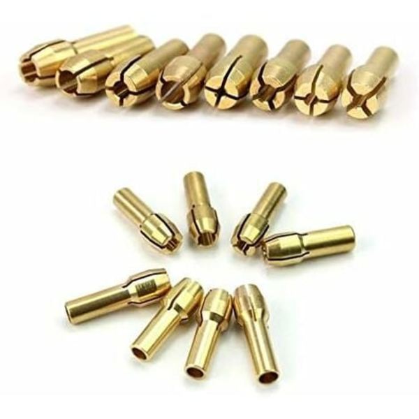10 st 4,8 mm borrchuck, mässingschuck, skaft i mässing, precisionschuckar, minischuck, chuckchuck, chucking