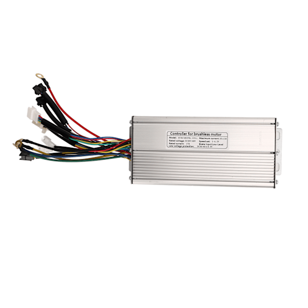 Intelligent Elektrisk Cykel Kontroller Kit, 36V/48V 1500W Sinusvåg Kontroller, LED900S Digital Displaypanel med Bakgrundsbelysning, Vattentät Design för