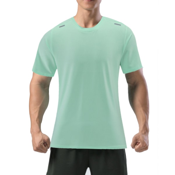 Träningsskjortor för män Quick Dry Performance Kortärmad Athletic