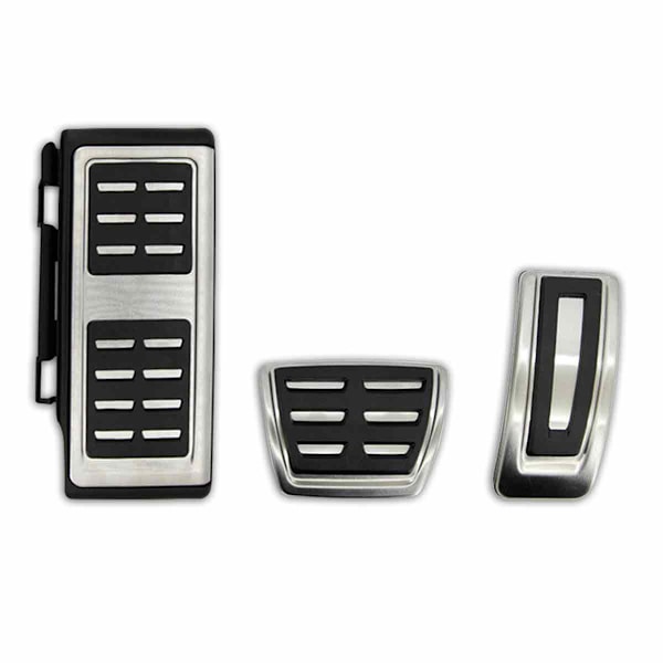 Borrfria Fotstöd i Rostfritt Stål för VW Golf 7 GTi MK7 2014 Skoda Octavia Audi A3 S3