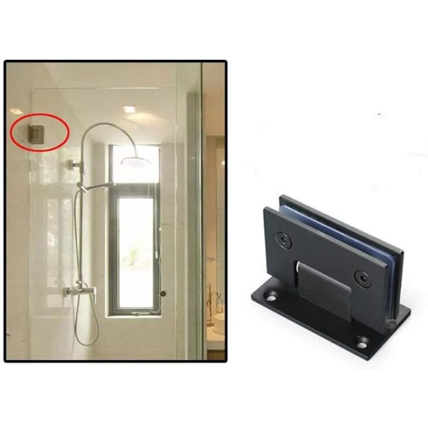 90 graders glasdörrskåp skyltfönster skåpklämma glasduschdörrar gångjärnsersättningsdelar väggglas grå (svart)
