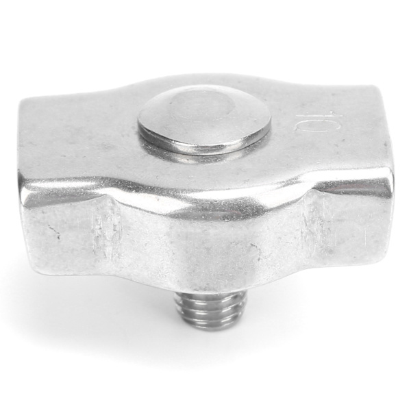 5PCS Repklämma Simplex Rostfritt Stål Marin Hårdvara Fixering för Skogsbruksmaskiner 10mm/0.39in