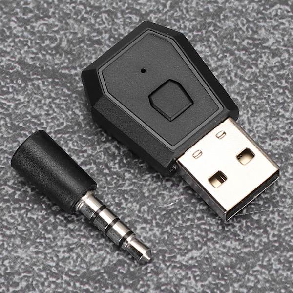 Trådlös Bluetooth-sändare för PS4 PS5, USB-dongeladapter med lång räckvidd som stöder A2DP HFP-protokoll, Plug and Play Mini Bluetooth