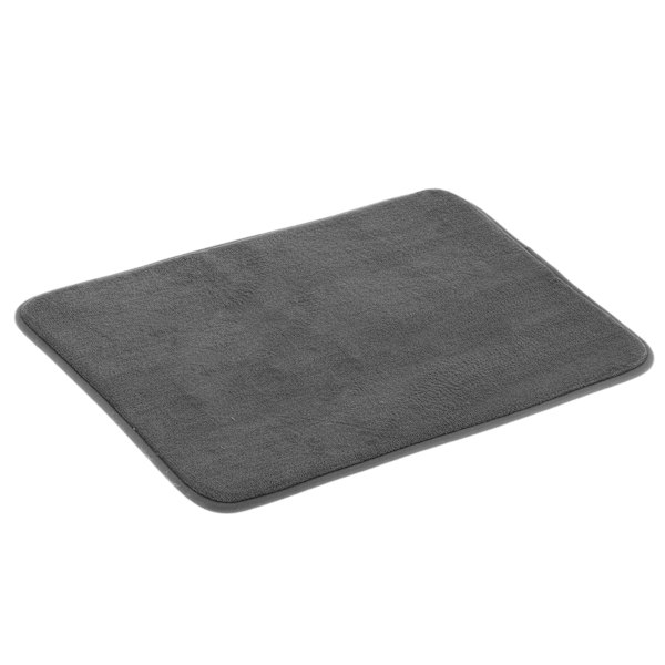 Elegant Style Golvmatta Långsam Rebound Absorberande Halkskydd Dörrmatta Entrématta för Hem(Grå )