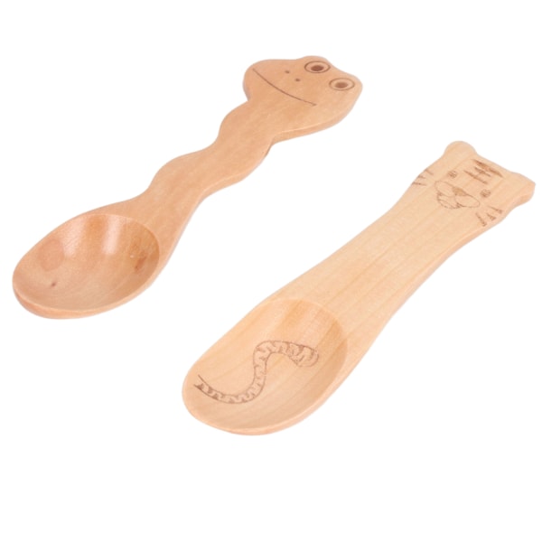 Woodland Design Tesked i Bokträ, Produkt för Dubbla Användningsområden för Kryddor & Örter, Slät Yta Naturliga Bamburedskap, Nonstick Köksredskap