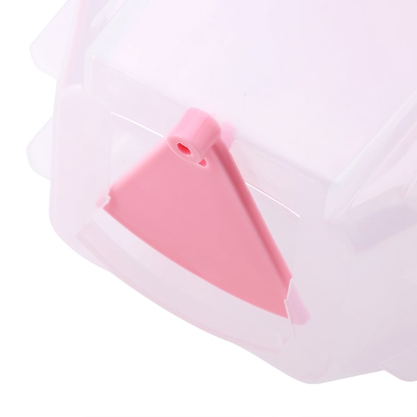 Automatisk husdjursmatare Avtagbar matdispenser Vattenflaska Katter Hundar Matningsverktyg Rosa