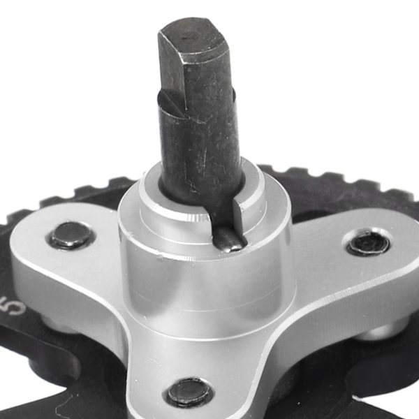 Differential Slipper Clutch 54T Aluminium Stål Differential Gear Slipper Clutch för Traxxas Slash 4x4 1/10 RC Bil Silver