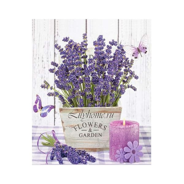 30x40 cm 5D DIY Diamantmaling Fuld, Blomsterkombination