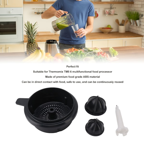Behållare för matberedare, ABS-behållare, multifunktionella tillbehör för matberedare, passar till Thermomix TM5 TM6