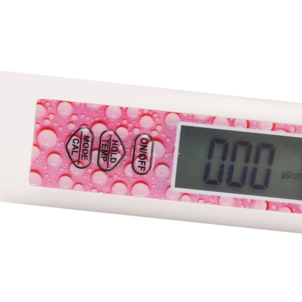 Digital Vatten Testare Penna 4 i 1 Noggrann Känslig Bärbar PH TDS EC Temperatur Vattenkvalitetsmätare Rosa