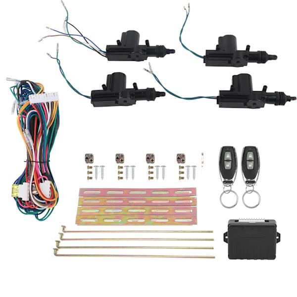 Centrallåssystem Fjärrkontroll Nyckellöst Entrysystem 12V Med LED-indikator Med 2 Kontroller