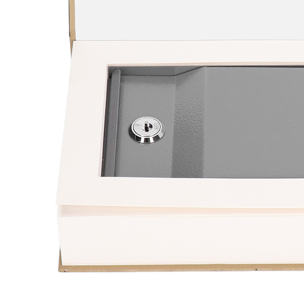 Diversion Book Safe Simulation Sturdy Book Safe Storage Box with Key for Home Travel