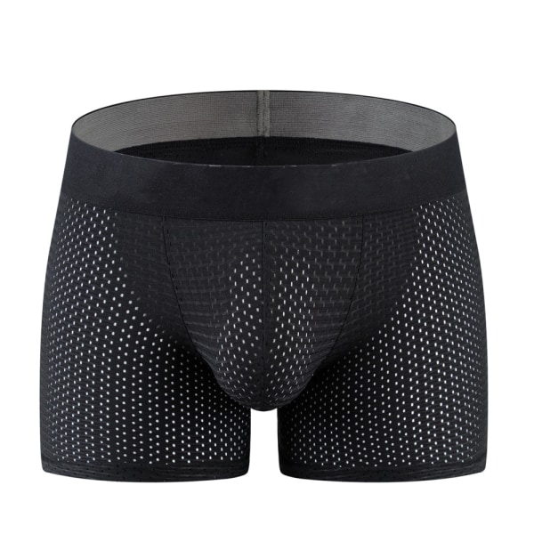 Mäns Se Through Shorts Mesh Loose Shorts Lounge Underkläder