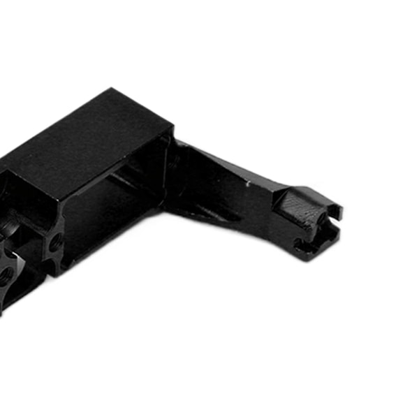 Differentialspärrfäste i aluminiumlegering, servofäste för Traxxas TRX4 1/10 RC-bil, svart