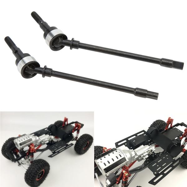 Stål främre drivaxel RC bil uppgradering delar för AXIAL SCX10 1/10 fjärrkontroll bil