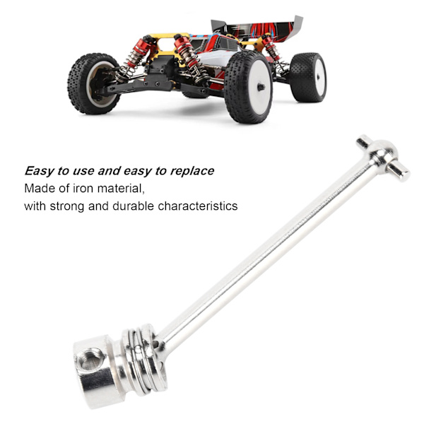Framhjulsdrivaxeln Hållbar Järn Utbytbar Lätt Modell Bilar Tillbehör för Wltoys 104001 1/10